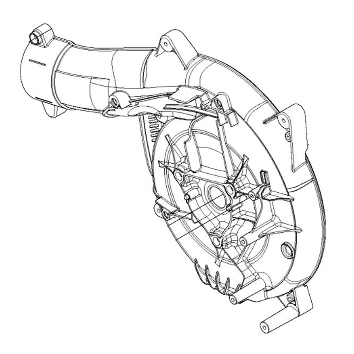 Conchiglia Vä nel gruppo I Pezzi Di Ricambio / Pezzi di ricambio Soffiatori / Pezzi di ricambio Husqvarna 525BX presso GPLSHOP (5856125-01)