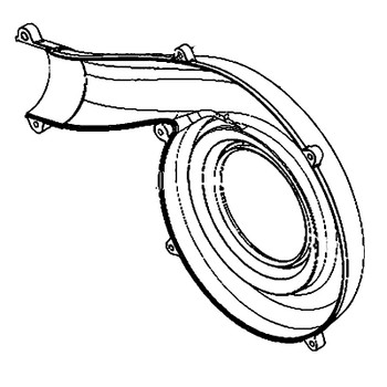 Fieno di conchiglie nel gruppo I Pezzi Di Ricambio / Pezzi di ricambio Soffiatori / Pezzi di ricambio Husqvarna 525BX presso GPLSHOP (5856126-01)