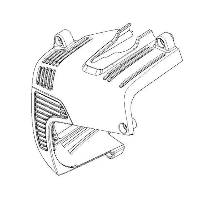 Copertura motore nel gruppo I Pezzi Di Ricambio / Pezzi di ricambio Soffiatori / Pezzi di ricambio Husqvarna 525BX presso GPLSHOP (5856252-02)