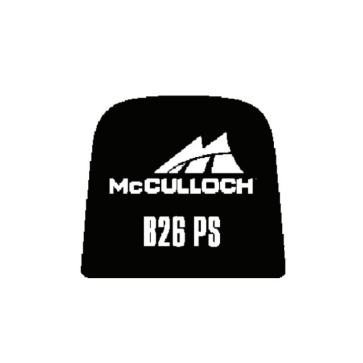 Decal 5856936-01 nel gruppo I Pezzi Di Ricambio / Pezzi di ricambio McCulloch Decespugliatori / Pezzi di ricambio McCulloch T26 CS presso GPLSHOP (5856936-01)