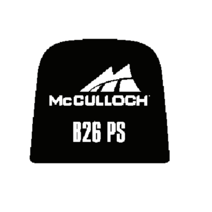 Decal 5856936-02 nel gruppo I Pezzi Di Ricambio / Pezzi di ricambio McCulloch Decespugliatori / Pezzi di ricambio McCulloch B26PS presso GPLSHOP (5856936-02)