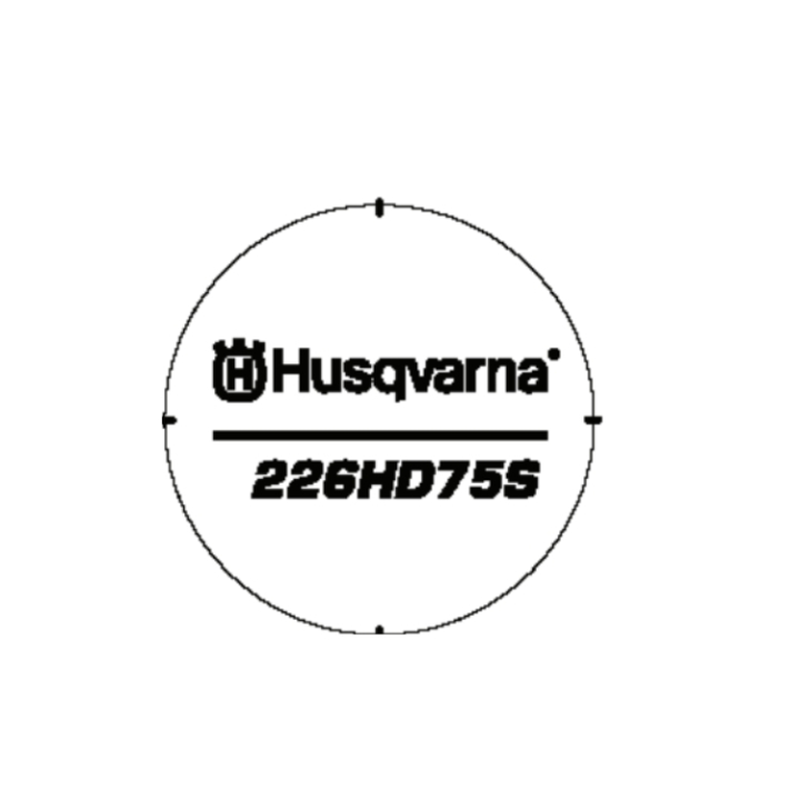 Decal nel gruppo I Pezzi Di Ricambio / Pezzi di ricambio Tagliasiepi / Pezzi di ricambio Husqvarna 226HD75S presso GPLSHOP (5870278-01)