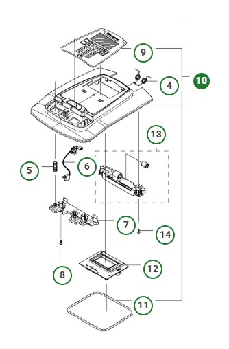 Copertina Nera Automower 315X nel gruppo I Pezzi Di Ricambio Robot Tagliaerba / Pezzi di ricambio Husqvarna Automower® 315X / Automower 315X - 2020 presso GPLSHOP (5874490-03)
