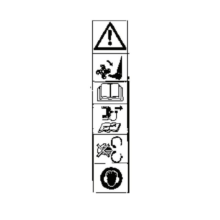 Decal 5879955-01 nel gruppo I Pezzi Di Ricambio / Ricambi per Motozappe Husqvarna / Pezzi di ricambio Husqvarna TF536 presso GPLSHOP (5879955-01)