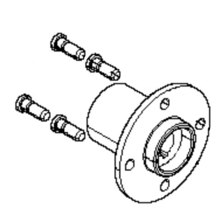 Kit mozzo, rondella e anello di bloccaggio nel gruppo I Pezzi Di Ricambio / Pezzi di ricambio Rider / Pezzi di ricambio Husqvarna Rider Proflex 21 AWD presso GPLSHOP (5880174-01)