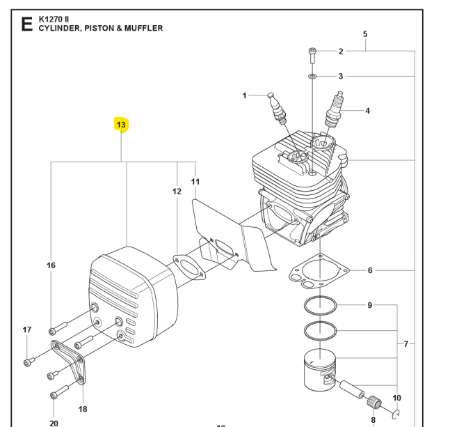 Kit silenziatore nel gruppo  presso GPLSHOP (5881378-04)