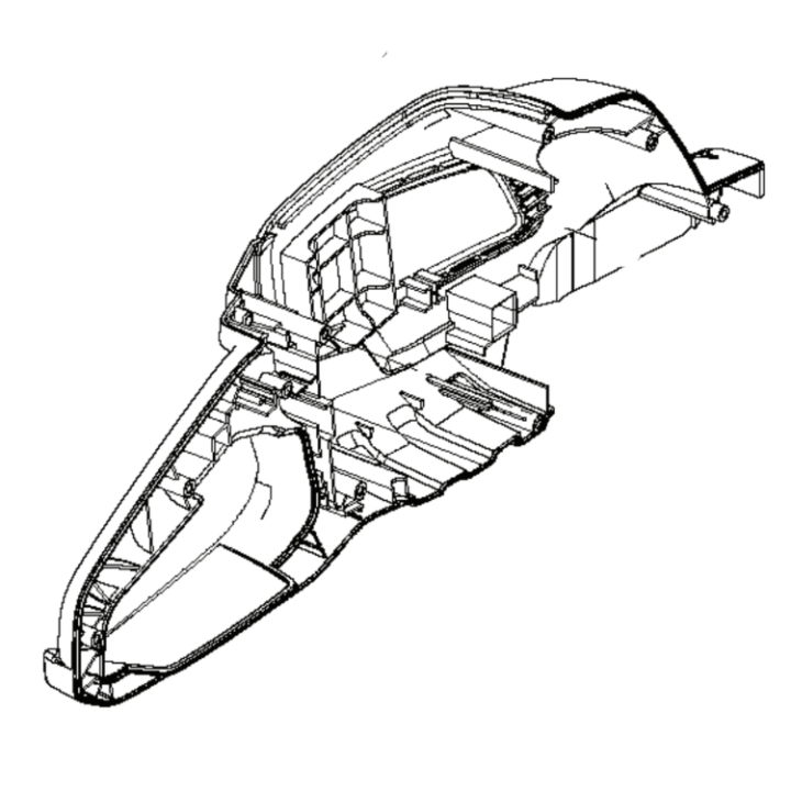 Copertura sinistra nel gruppo I Pezzi Di Ricambio / Pezzi di ricambio Tagliasiepi / Pezzi di ricambio Husqvarna 115iHD45 presso GPLSHOP (5881458-03)