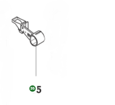 Braccio nel gruppo I Pezzi Di Ricambio / Pezzi di ricambio Tagliasiepi / Pezzi di ricambio Husqvarna 520iHT4 presso GPLSHOP (5882192-01)