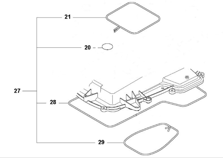 GUARNIZIONE KIT nel gruppo I Pezzi Di Ricambio Robotizzati / Pezzi di ricambio Gardena R45Li / Gardena R45Li - 2019 presso GPLSHOP (5884070-01)