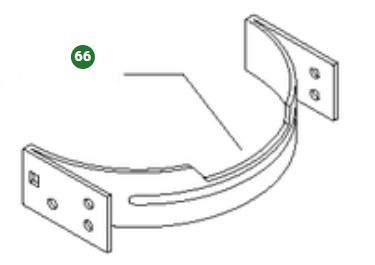 Piastra frontale nel gruppo I Pezzi Di Ricambio / Ricambi per Rasaerba McCulloch / Pezzi di ricambio McCulloch M51-110M presso GPLSHOP (5885488-01)