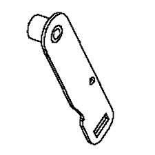 Braccio di trascinamento tenditore in zinco nero Pla 5892905-02 nel gruppo  presso GPLSHOP (5892905-02)