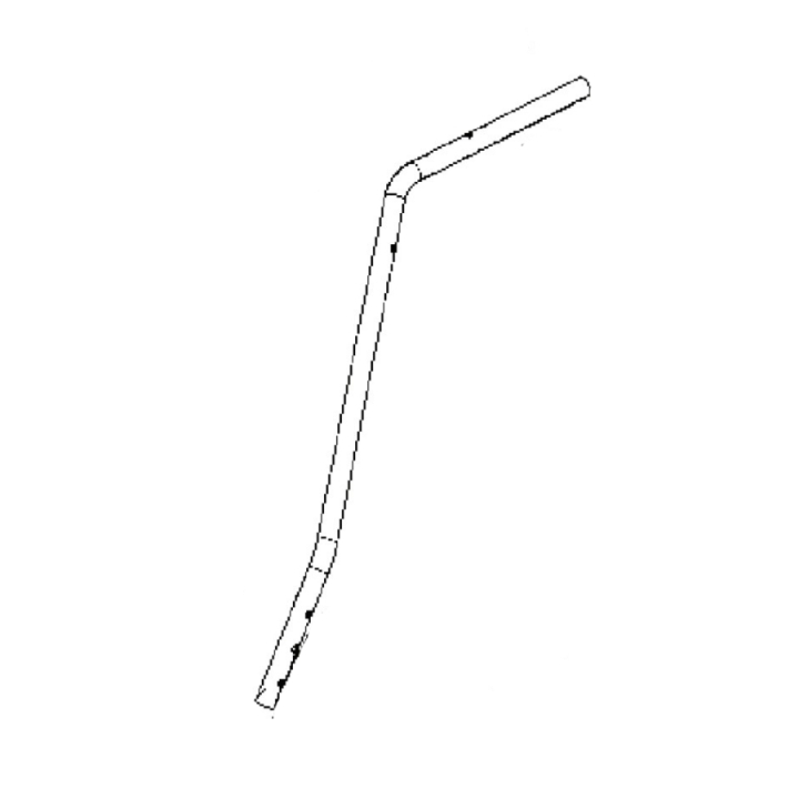 Manubrio, Lato Destro 5901622-01 nel gruppo I Pezzi Di Ricambio / Ricambi per Motozappe Husqvarna / Pezzi di ricambio Husqvarna TF120 presso GPLSHOP (5901622-01)