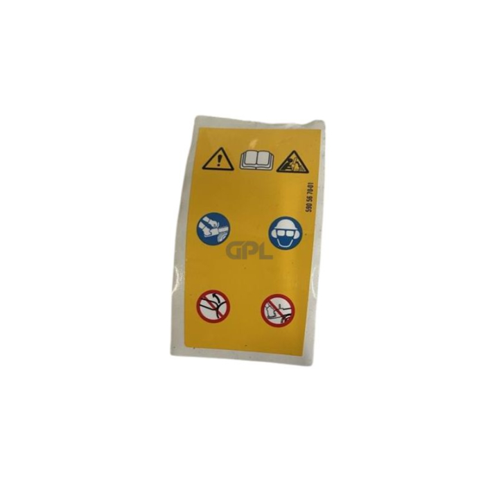 Decal H565/H572 5905670-01 nel gruppo I Pezzi Di Ricambio / Pezzi di ricambio Motoseghe / Pezzi di ricambio Husqvarna 572XP/G presso GPLSHOP (5905670-01)