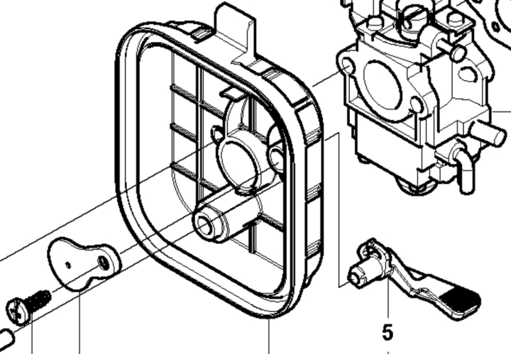 Portafiltro Aria Completo 5905794-01 nel gruppo  presso GPLSHOP (5905794-01)