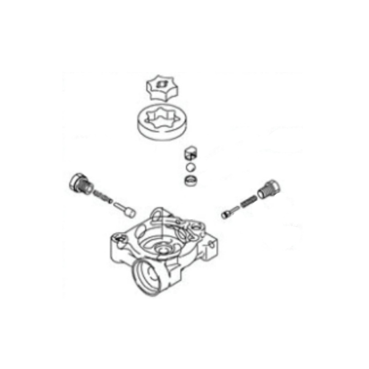 Stazione di pompaggio, set nel gruppo I Pezzi Di Ricambio / Pezzi di ricambio Rider / Pezzi di ricambio Husqvarna Rider 420 TSX AWD presso GPLSHOP (5906216-01)