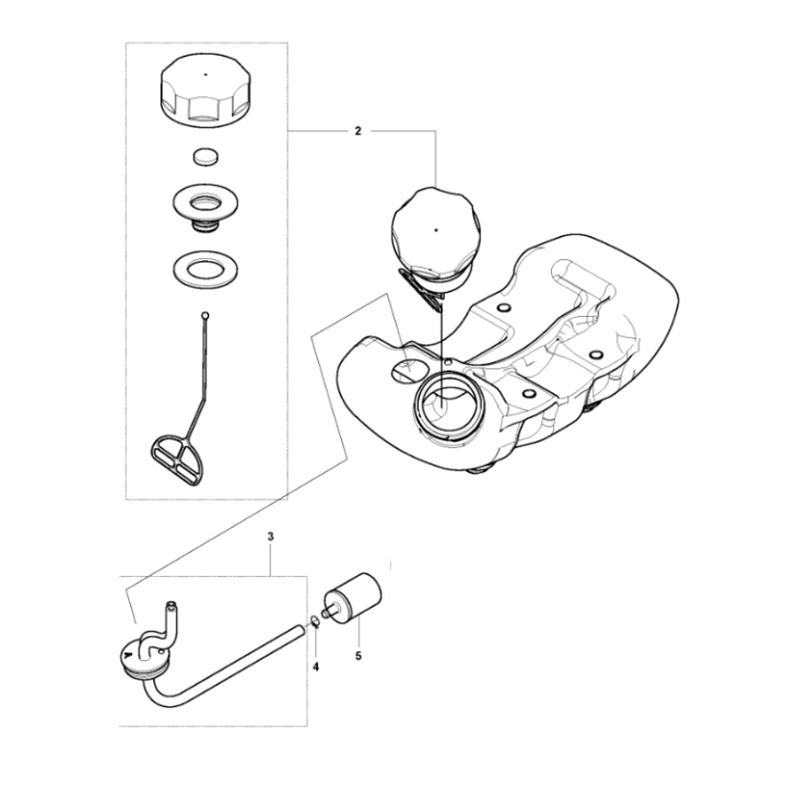 Serbatoio Carburante Completo 5926136-02 nel gruppo presso GPLSHOP (5926136-02)