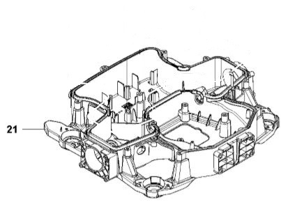 CHASSIS LOWER FRONT nel gruppo I Pezzi Di Ricambio Robot Tagliaerba / Pezzi di ricambio Husqvarna Automower® 435X AWD / Automower 435X AWD - 2024 presso GPLSHOP (5927436-01)