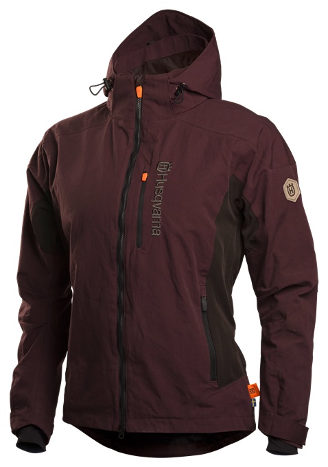 Husqvarna Xplorer Shell jacket women grape purple, XS nel gruppo Prodotti per lavori forestali e giardinaggio Husqvarna / Husqvarna Accessori per la protezione personale / Per il tempo libero Xplorer presso GPLSHOP (5932504-42)