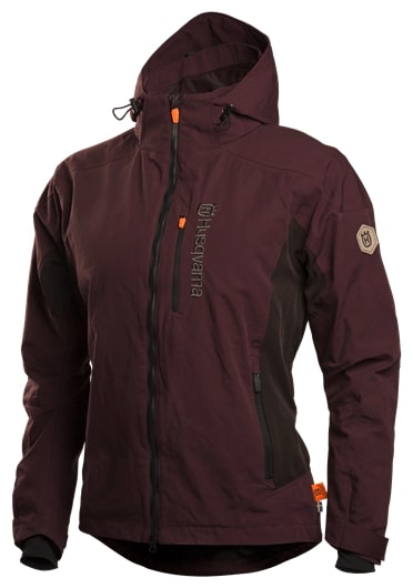 Husqvarna Xplorer Shell jacket women grape purple nel gruppo Prodotti per lavori forestali e giardinaggio Husqvarna / Husqvarna Accessori per la protezione personale / Per il tempo libero Xplorer presso GPLSHOP (5932504)