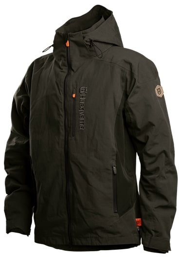 Husqvarna Xplorer Shell jacket men forest green nel gruppo Prodotti per lavori forestali e giardinaggio Husqvarna / Husqvarna Accessori per la protezione personale / Per il tempo libero Xplorer presso GPLSHOP (5932505)