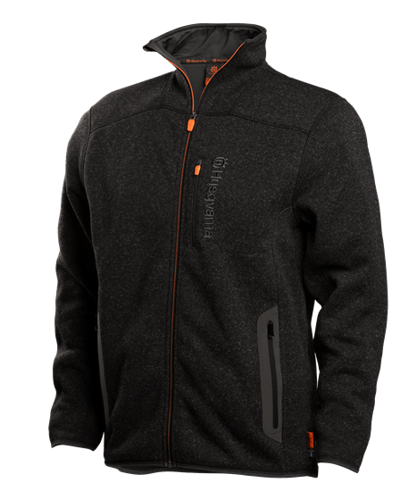 Husqvarna Xplorer Giacca da uomo in pile, Granite Grey nel gruppo Prodotti per lavori forestali e giardinaggio Husqvarna / Husqvarna Accessori per la protezione personale / Per il tempo libero Xplorer presso GPLSHOP (5932523-46)