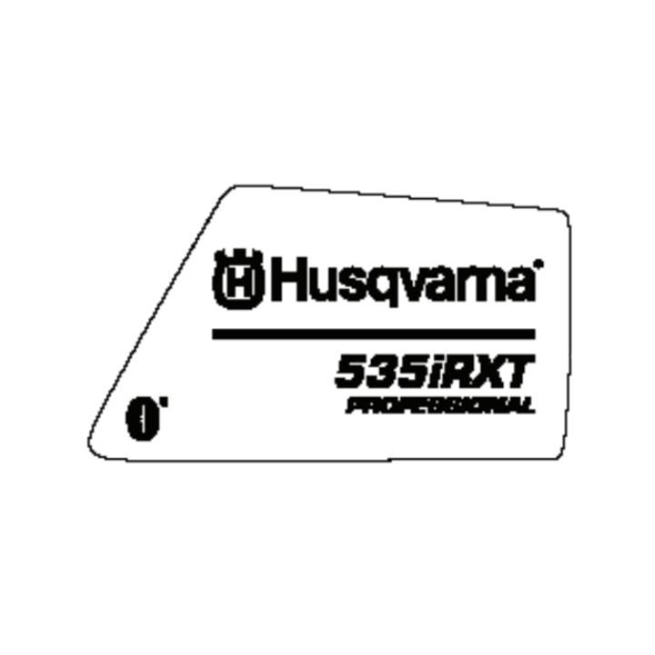 Prodotto decalcomania nel gruppo I Pezzi Di Ricambio / Pezzi di ricambio Decespugliatori / Pezzi di ricambio Husqvarna 535iRXT presso GPLSHOP (5933498-01)