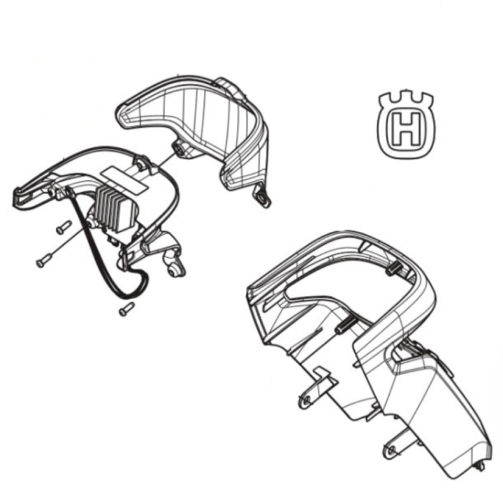Copristerzo Parte anteriore M, Paglia nel gruppo I Pezzi Di Ricambio / Pezzi di ricambio Rider / Pezzi di ricambio Husqvarna Rider 316TX AWD presso GPLSHOP (5947064-01)