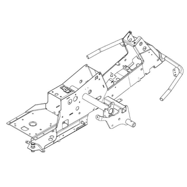 Telaio 2WD Grigio nel gruppo I Pezzi Di Ricambio / Pezzi di ricambio Rider / Pezzi di ricambio Husqvarna Rider 316T presso GPLSHOP (5949214-02)