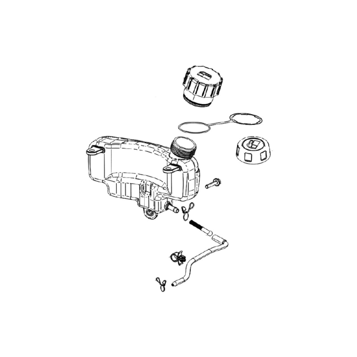 Serbatoio Carburante Rato 120 5949844-01 nel gruppo  presso GPLSHOP (5949844-01)