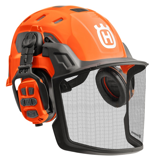 Elmetto forestale Husqvarna Technical X-com R, Bluetooth \u0026 FM r