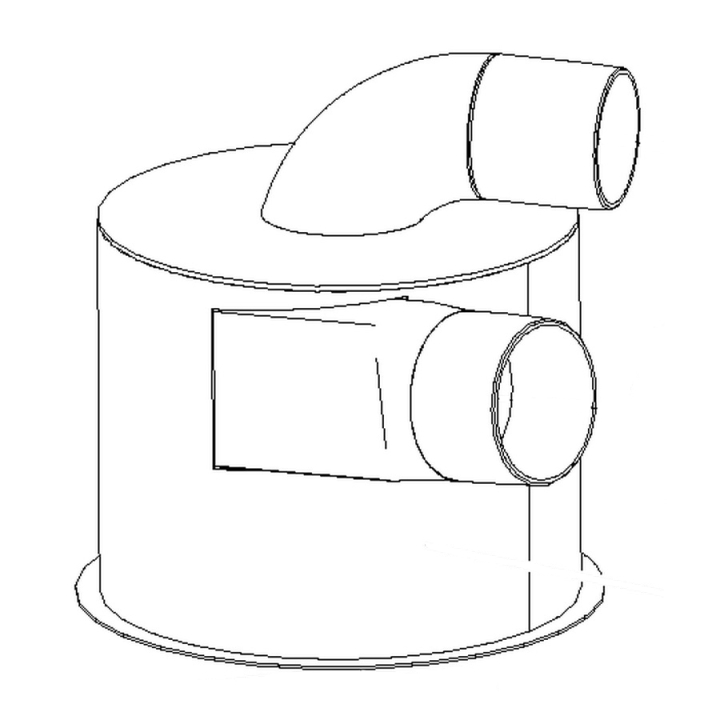 Separatore preseparatore superiore d60 arancione nel gruppo presso GPLSHOP (5957211-02)