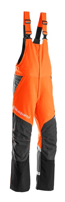 Salopette con protezione antitaglio Husqvarna Technical, 49 nel gruppo Prodotti per lavori forestali e giardinaggio Husqvarna / Husqvarna Accessori per la protezione personale / Pantalone con protezione antitaglio presso GPLSHOP (5963044-49)