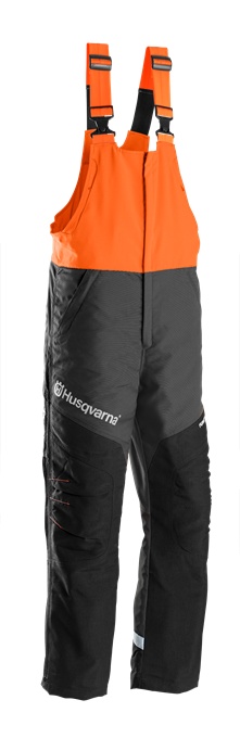 Salopette con protezione antitaglio Husqvarna Functional 60 nel gruppo Prodotti per lavori forestali e giardinaggio Husqvarna / Husqvarna Accessori per la protezione personale / Pantalone con protezione antitaglio presso GPLSHOP (5963045-60)