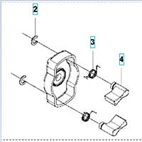 Motorino di avviamento 5963304-01 nel gruppo I Pezzi Di Ricambio / Pezzi di ricambio Decespugliatori / Pezzi di ricambio Husqvarna 525RX/T presso GPLSHOP (5963304-01)