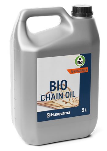 Olio Catena Husqvarna X-GUARD BIO 5L nel gruppo Prodotti per lavori forestali e giardinaggio Husqvarna / Husqvarna Lubrificanti, carburanti e taniche per rifornimento / Lubrificanti, carburanti e taniche per rifornimento presso GPLSHOP (5964573-02)