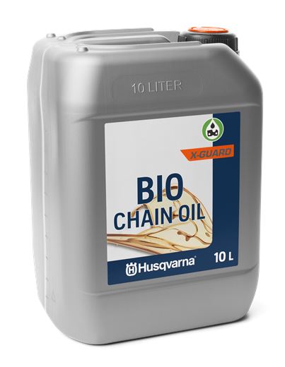 Olio Catena Husqvarna X-GUARD BIO 10L nel gruppo Prodotti per lavori forestali e giardinaggio Husqvarna / Husqvarna Lubrificanti, carburanti e taniche per rifornimento / Lubrificanti, carburanti e taniche per rifornimento presso GPLSHOP (5964573-03)