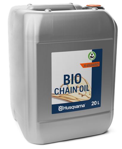 Olio Catena Husqvarna X-GUARD BIO 20L nel gruppo Prodotti per lavori forestali e giardinaggio Husqvarna / Husqvarna Lubrificanti, carburanti e taniche per rifornimento / Lubrificanti, carburanti e taniche per rifornimento presso GPLSHOP (5964573-04)