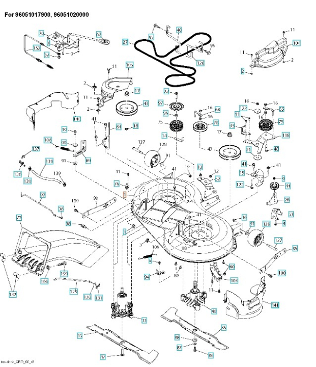 Piatto di taglio nel gruppo I Pezzi Di Ricambio / Pezzi di ricambio Trattorini tagliaerba / Pezzi di ricambio Husqvarna TC 238 presso GPLSHOP (5965513-01)