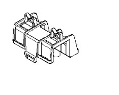 Battery Holder nel gruppo I Pezzi Di Ricambio Robotizzati / Pezzi di ricambio Husqvarna Automower® 315 Mark II / Automower 315 Mark II - 2023 presso GPLSHOP (5965681-01)