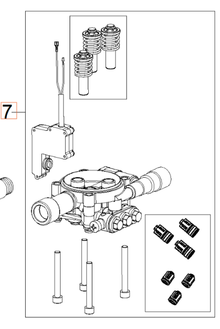 Gruppo Pompa 5966774-01 nel gruppo I Pezzi Di Ricambio / Pezzi di ricambio Idropulitrici / Pezzi di ricambio Husqvarna PW125 presso GPLSHOP (5966774-01)
