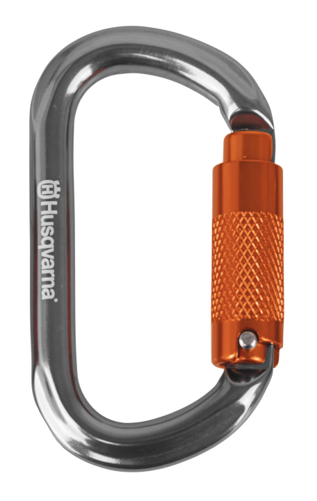 Husqvarna oval carabiner nel gruppo Prodotti per lavori forestali e giardinaggio Husqvarna / Husqvarna Accessori per la protezione personale / Accessori Per Arboricoltori presso GPLSHOP (5969362-11)