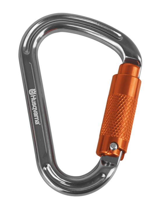 Husqvarna carabiner HMS, pear shaped nel gruppo Prodotti per lavori forestali e giardinaggio Husqvarna / Husqvarna Accessori per la protezione personale / Accessori Per Arboricoltori presso GPLSHOP (5969362-13)