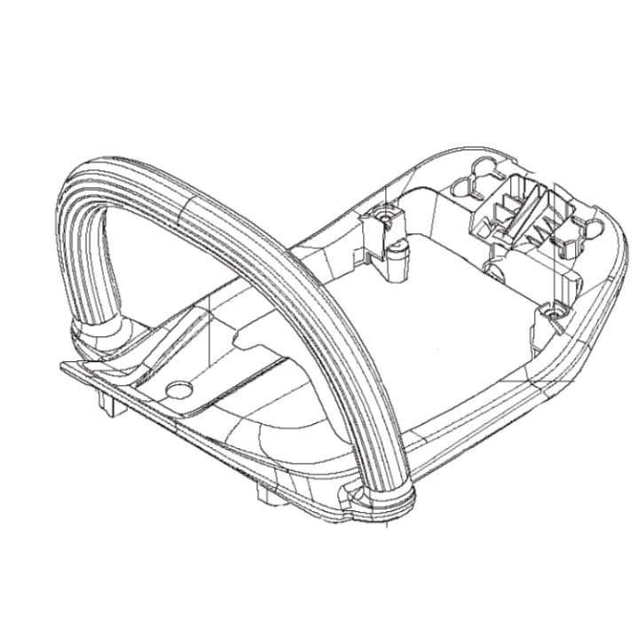 Maniglia anteriore 522Hd nel gruppo I Pezzi Di Ricambio / Pezzi di ricambio Tagliasiepi / Pezzi di ricambio Husqvarna 522HDR75X presso GPLSHOP (5970241-01)