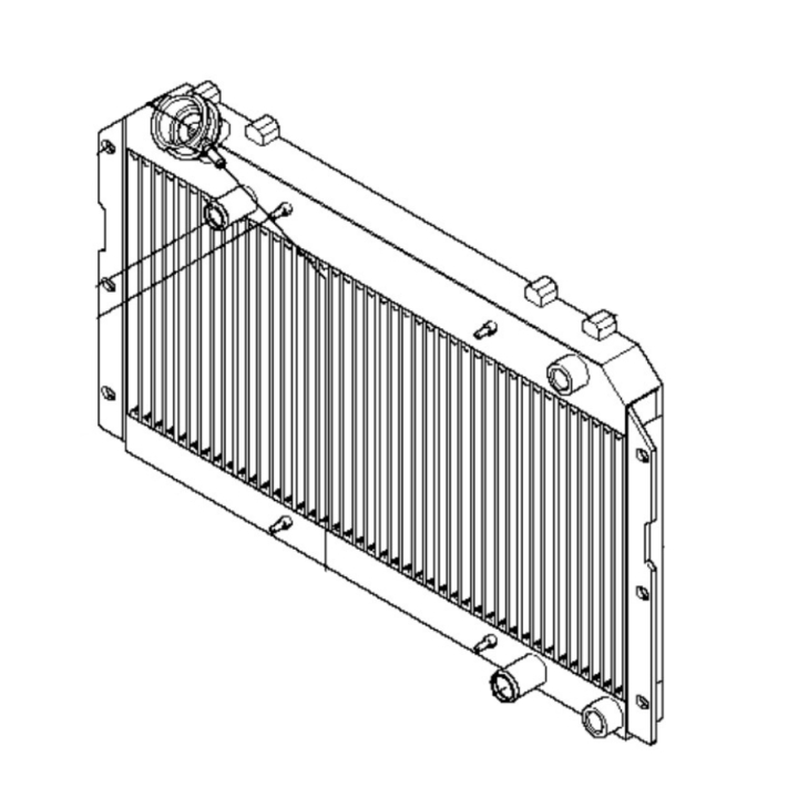 Radiatore acqua e olio completo nel gruppo  presso GPLSHOP (5972964-01)