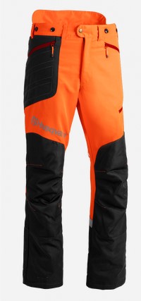 Pantalone Husqvarna Technical per lavoro con decespugliatore, 54 nel gruppo Prodotti per lavori forestali e giardinaggio Husqvarna / Husqvarna Accessori per la protezione personale / Pantalone con protezione antitaglio presso GPLSHOP (5976606-54)
