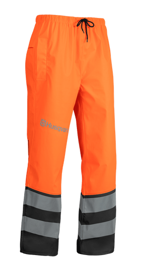 Rain Trousers Husqvarna Functional EN 20471, XL nel gruppo Prodotti per lavori forestali e giardinaggio Husqvarna / Husqvarna Accessori per la protezione personale / Pantalone con protezione antitaglio presso GPLSHOP (5976629-58)