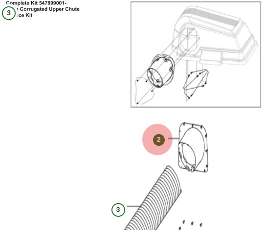 Adattatore per insacchettatrice a 3 scomparti in cartone ondulato nel gruppo  presso GPLSHOP (5978676-01)