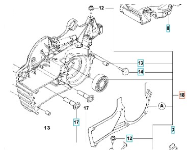 Ricambi Kit Carter 90Cc 5979608-03 nel gruppo I Pezzi Di Ricambio / Pezzi di ricambio Motoseghe / Pezzi di ricambio Husqvarna 592XP/G presso GPLSHOP (5979608-03)