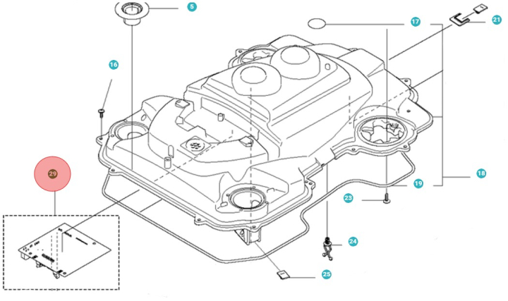 Appl. PCB gruppo circuito stampato 5979774-01 nel gruppo  presso GPLSHOP (5979774-01)
