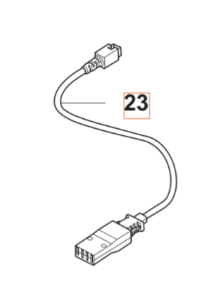 Cablaggio batteria Premium Te 5980131-02 nel gruppo I Pezzi Di Ricambio Robotizzati presso GPLSHOP (5980131-02)